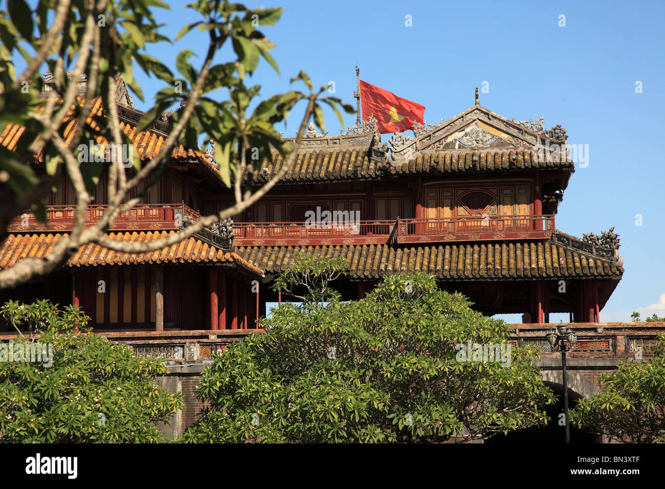 Prese a Cittadella, tonalità, Vietnam Foto Stock