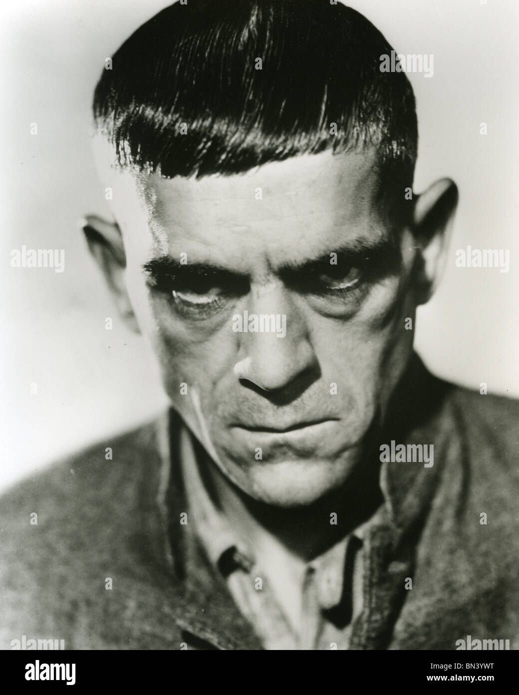 BORIS KARLOFF (1887-1969) l'attore inglese più famoso come Frankenstein nel film del 1931 Foto Stock