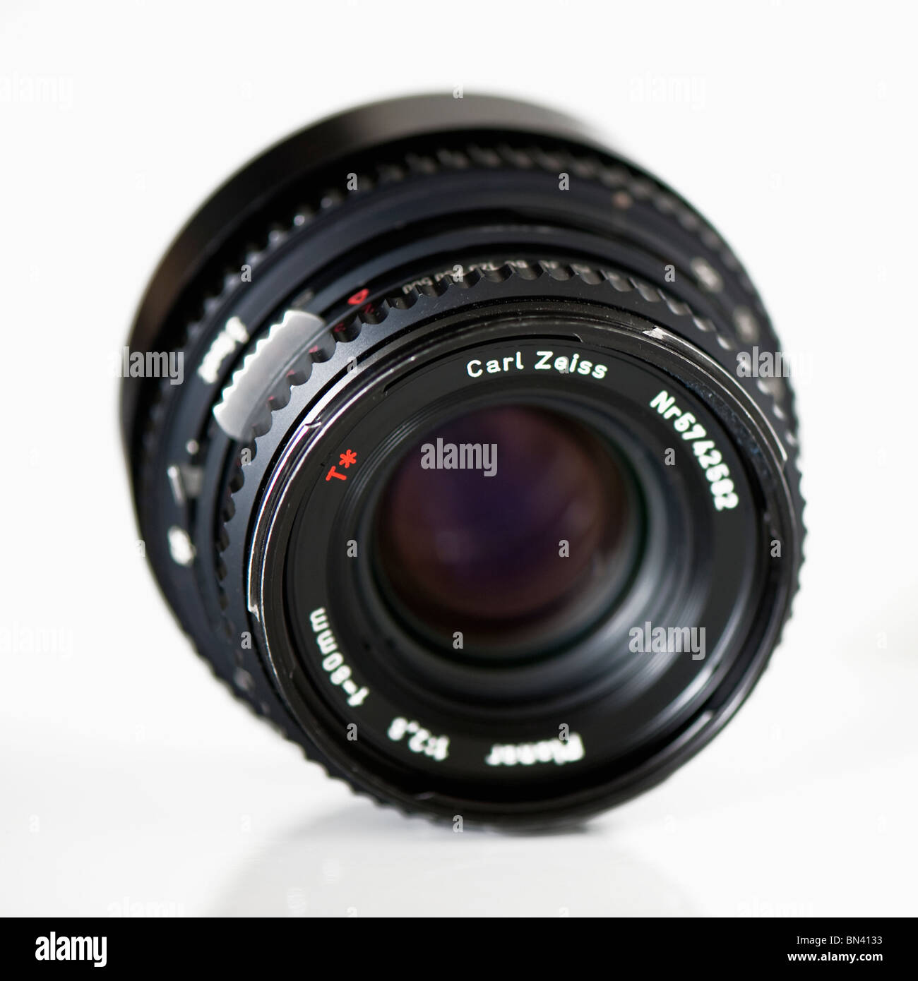Studio shot di Hasselblad Carl Zeiss® T* Planar 1:2,8 f=80mm lente Foto Stock