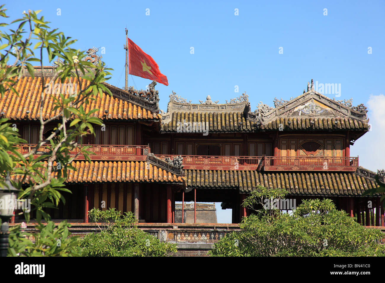 Prese a Cittadella, tonalità, Vietnam Foto Stock