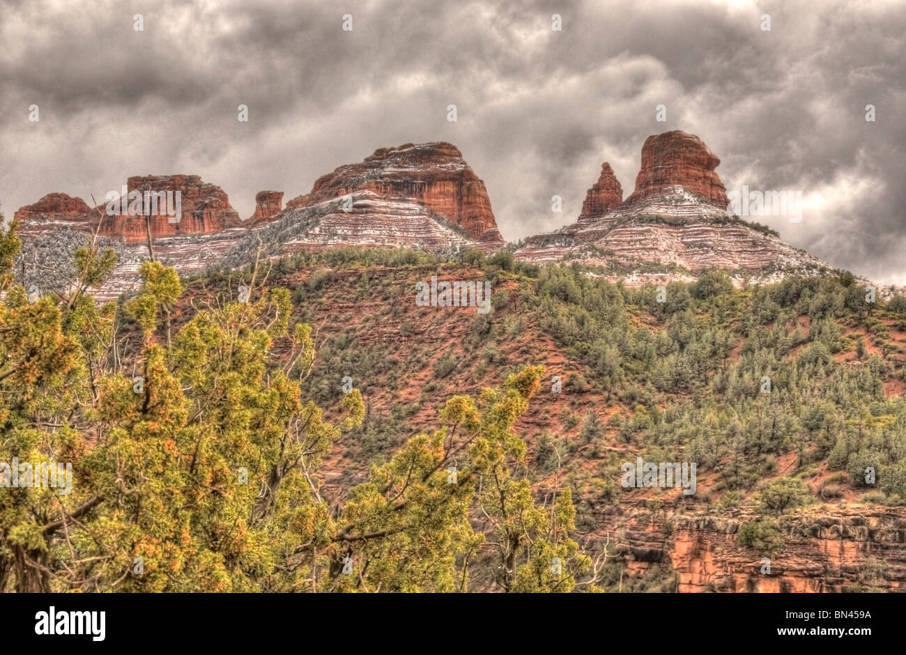 Sedona in Arizona Red Rock Zona Primavera Foto Stock