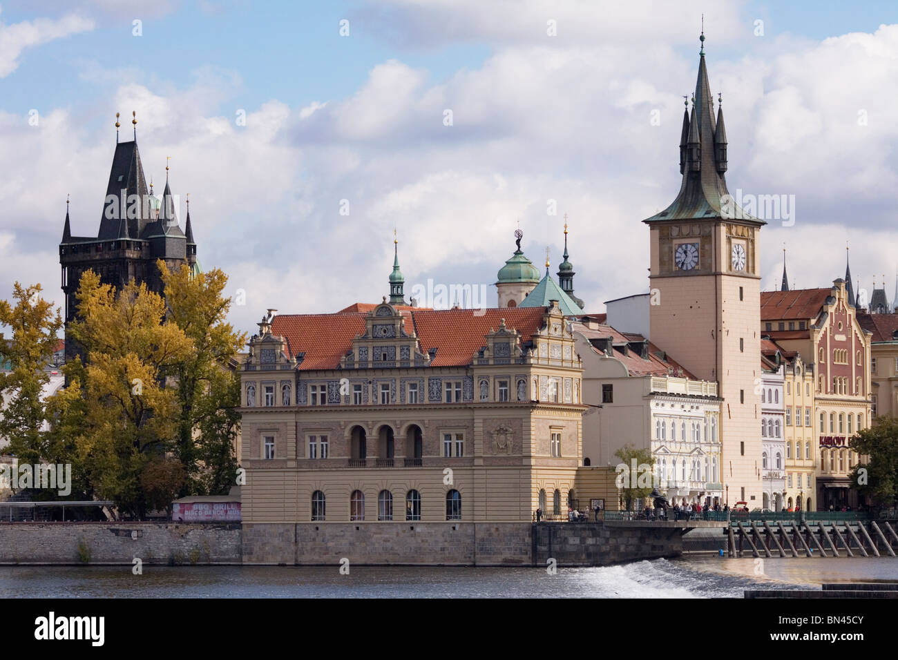Paesaggio urbano della città di Praga Foto Stock