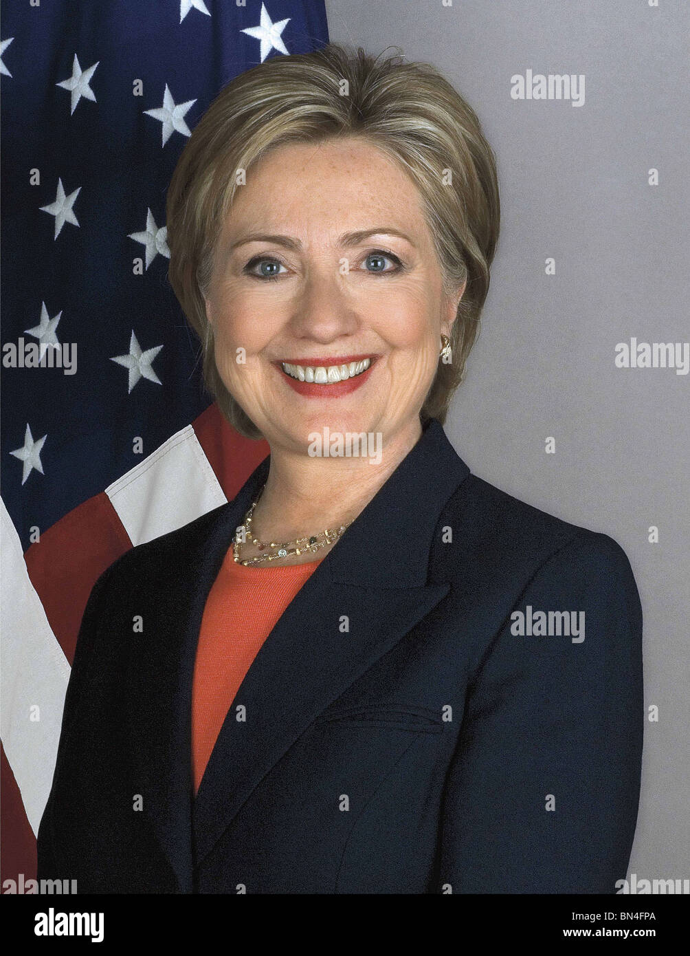 Il segretario di Stato Hillary Rodham Clinton Foto Stock