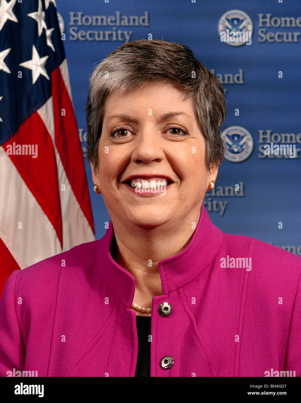 United States Department of Homeland Security Segretario Janet A. Napolitano Foto Stock