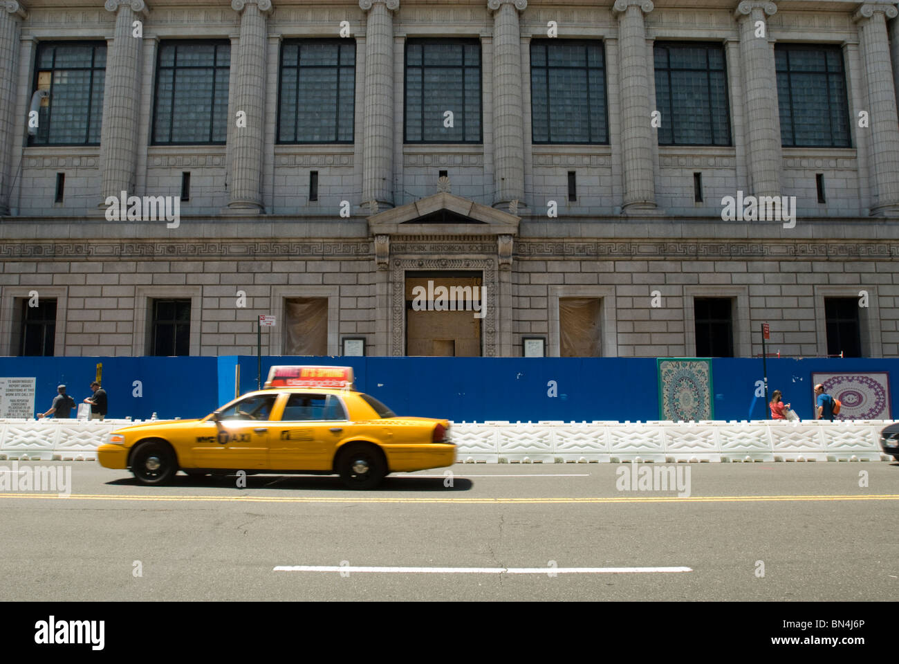 La New York Historical Society di New York è in fase di ristrutturazione Foto Stock