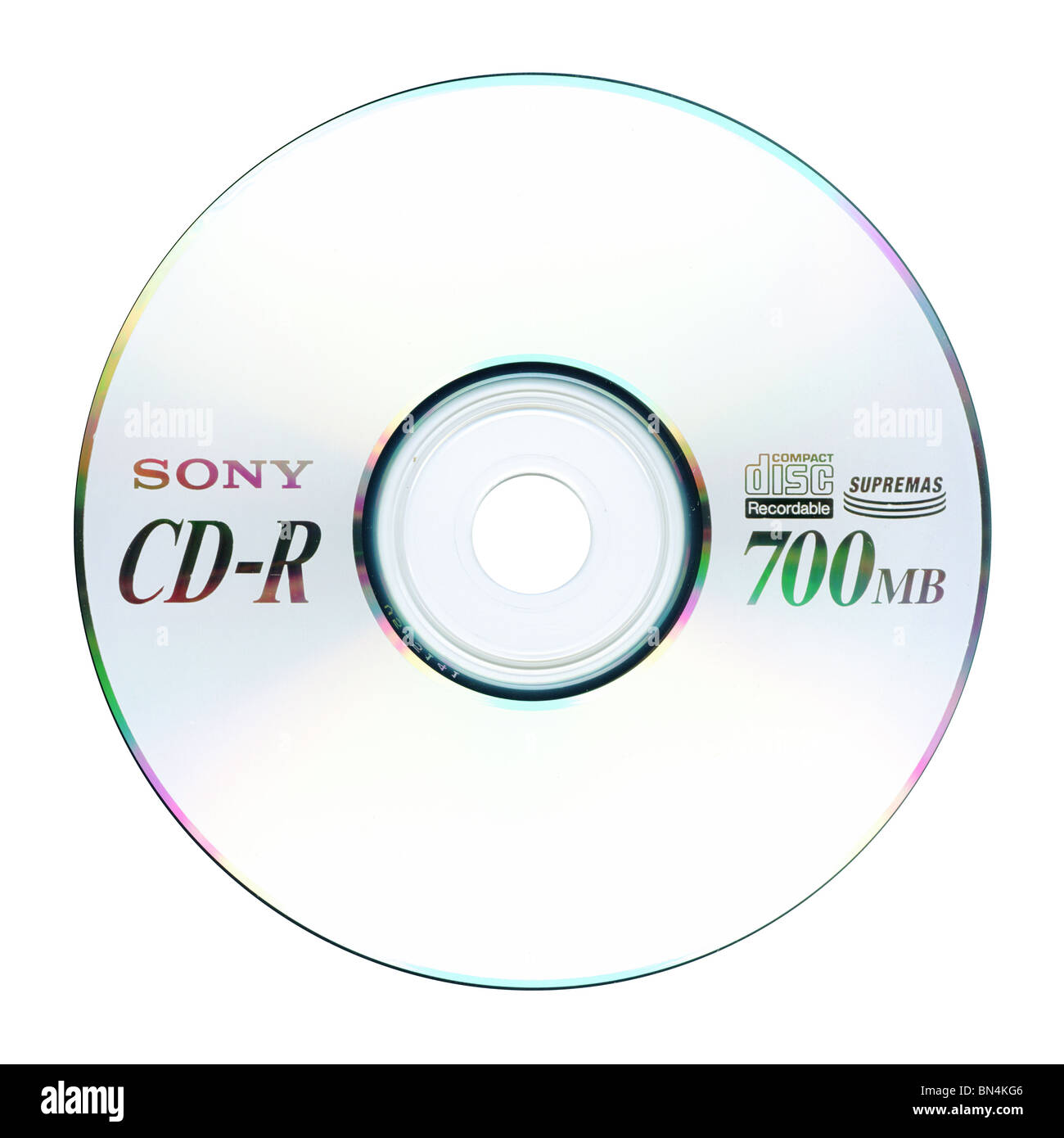 Sony CD-R Acronimo di compact disc 700MB Foto Stock