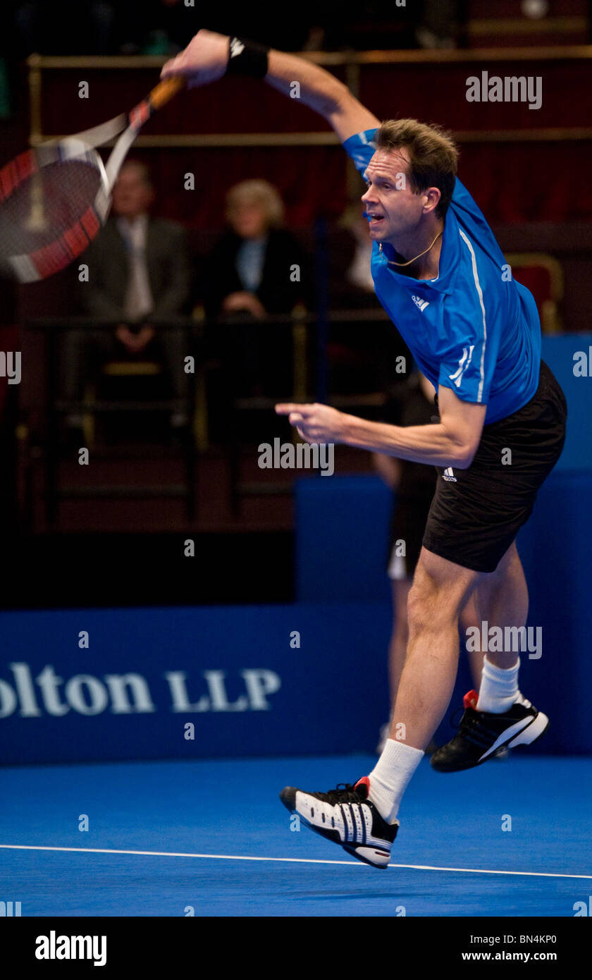 Londra Inghilterra. Dicembre 2010, ATP Aegon Masters tennis tournament giocato nella Royal Albert Hall di Londra Foto Stock