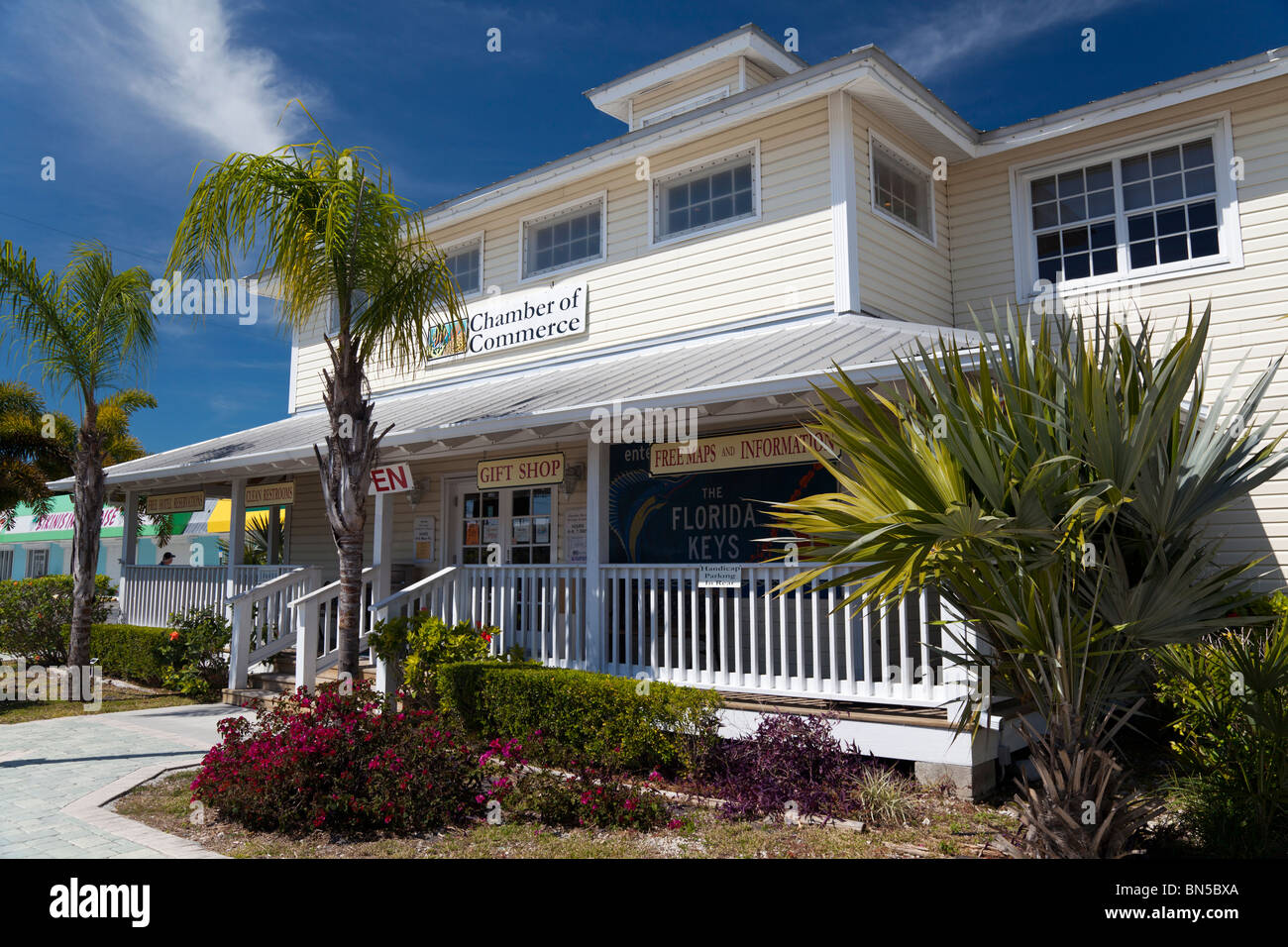 Key Largo Camera di Commercio, Florida, Stati Uniti d'America Foto Stock
