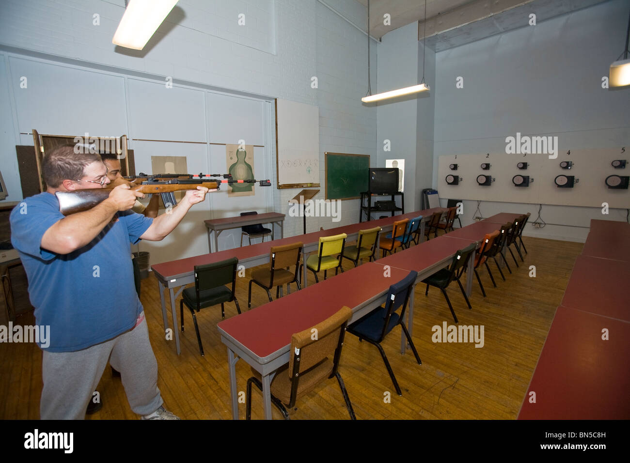 Formazione del personale accademia Nebraska Dipartimento di correzioni. La formazione delle attuali e future correzioni ufficiali. Foto Stock