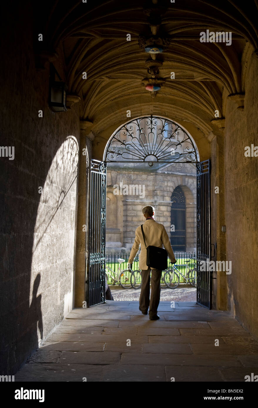 Fotocamera Radliffe dalla vecchia biblioteca Bodleian Library di Oxford, Regno Unito Foto Stock