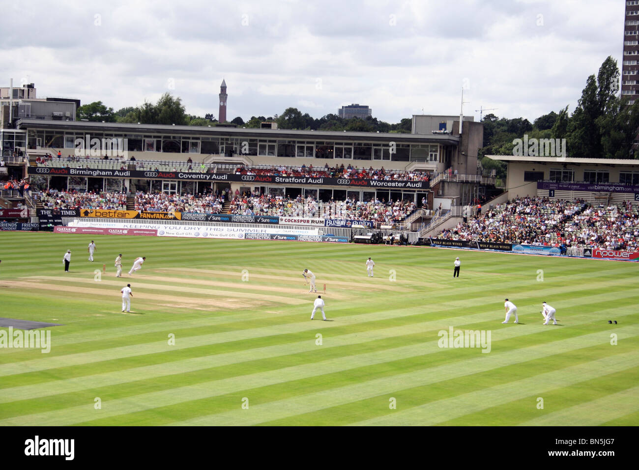Inghilterra di cricket a Birmingham cricket edgbaston Foto Stock
