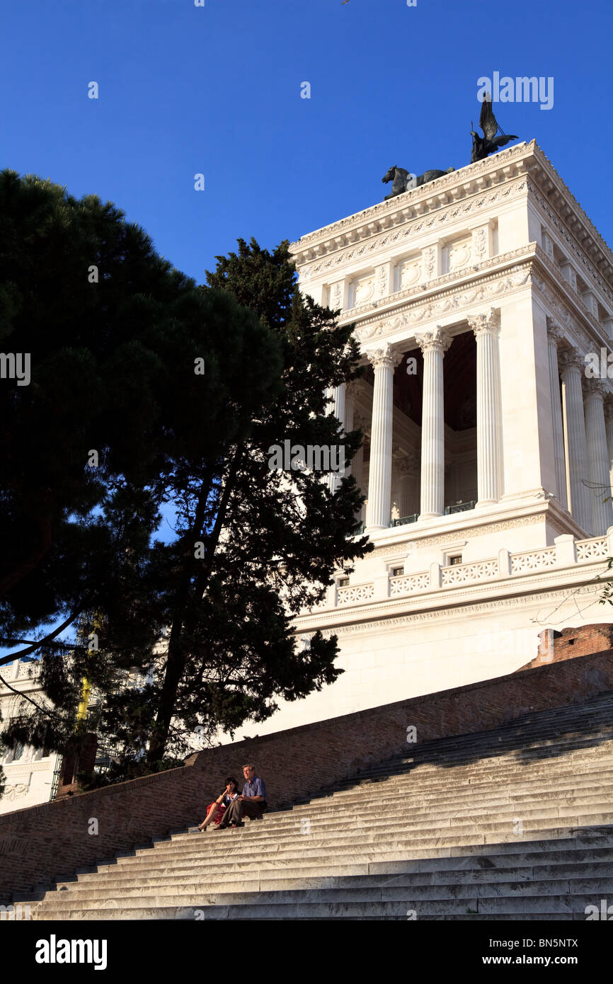 Victor Emmanuel monumento o nastri inchiostratori per macchine da scrivere, Roma , Italia Foto Stock