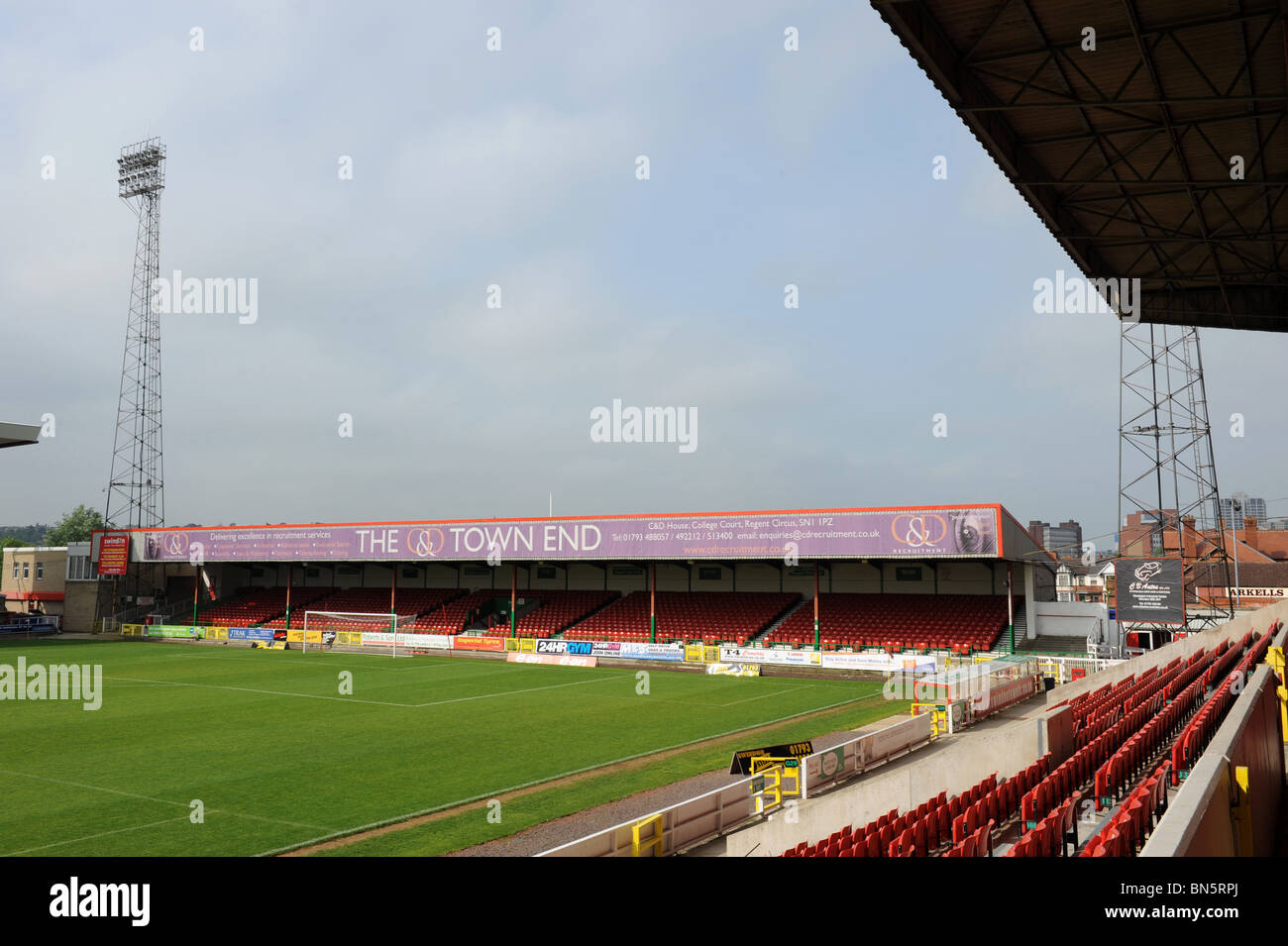 Swindon Town Football Club stadium il County Ground Foto Stock