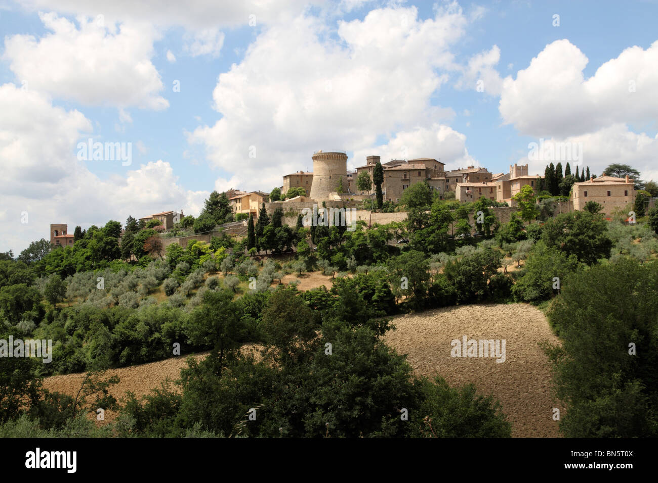 Gualdo Cattaneo, Umbria, Italia Foto Stock