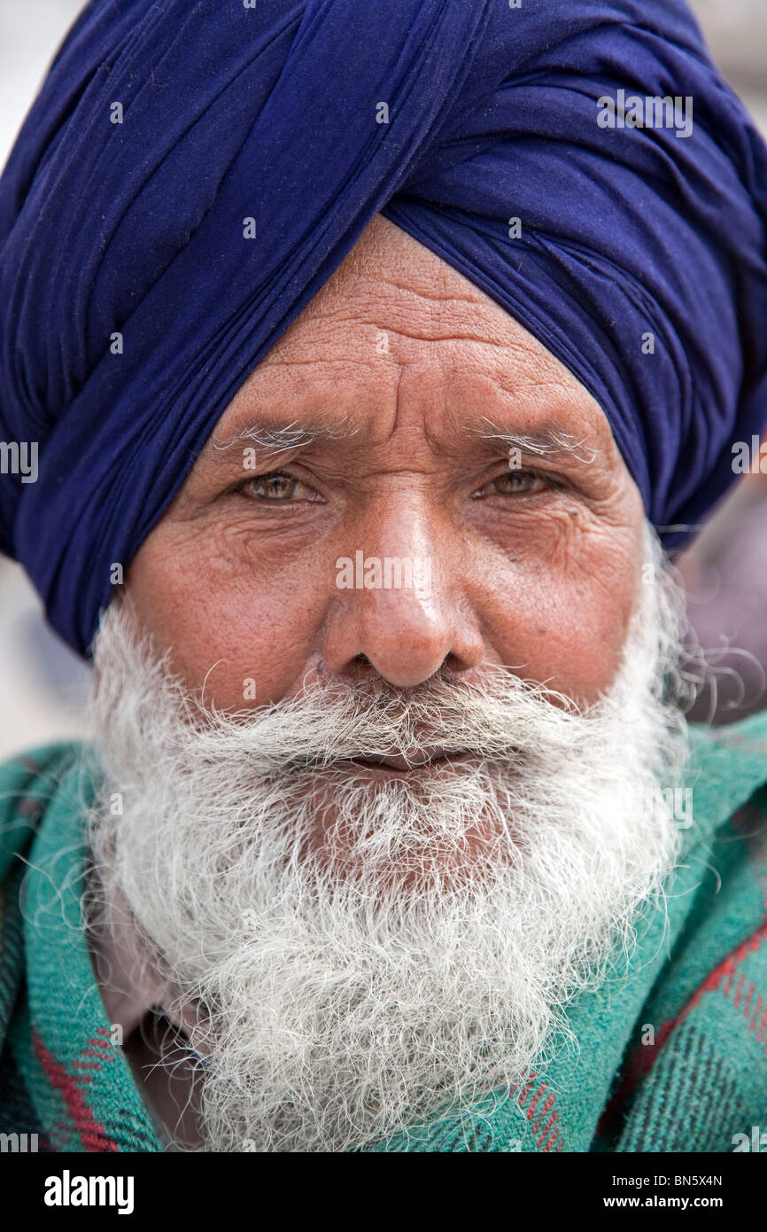 Uomo sikh. India Foto Stock