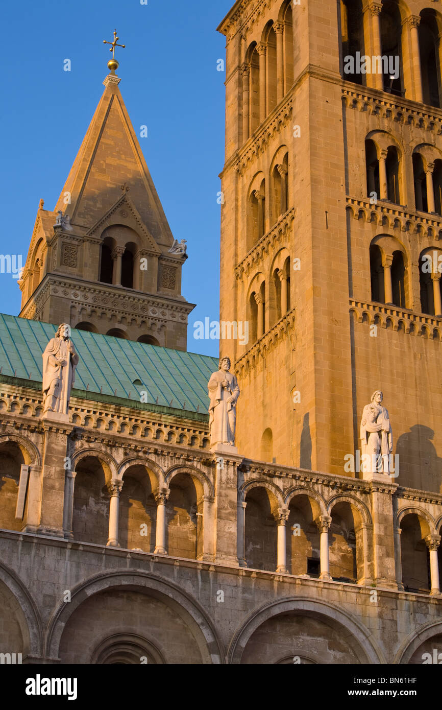 Il sito Patrimonio Mondiale dell'UNESCO della Cattedrale di Pecs e Pecs, Regione di Baranya, oltre Danubio, Ungheria Foto Stock