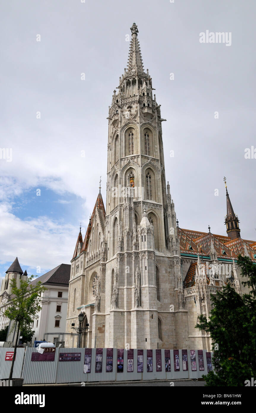La Chiesa di Mathias,Budapest, la capitale di Ungheria, Europa Foto Stock