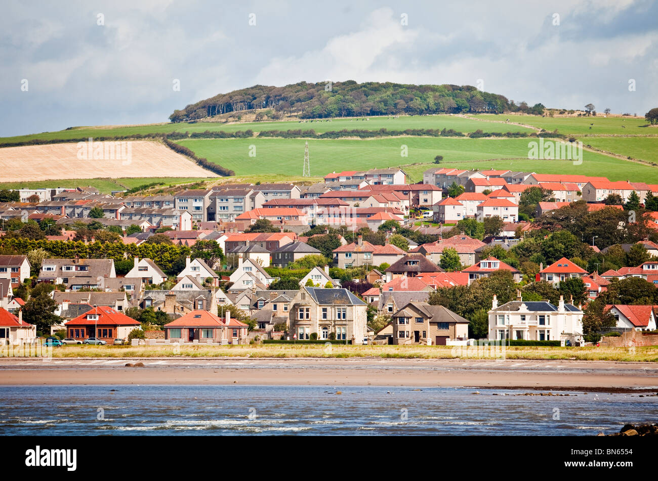 Parte del North Ayrshire città costiera di Ardrossan, sulle rive del Firth of Clyde. Foto Stock