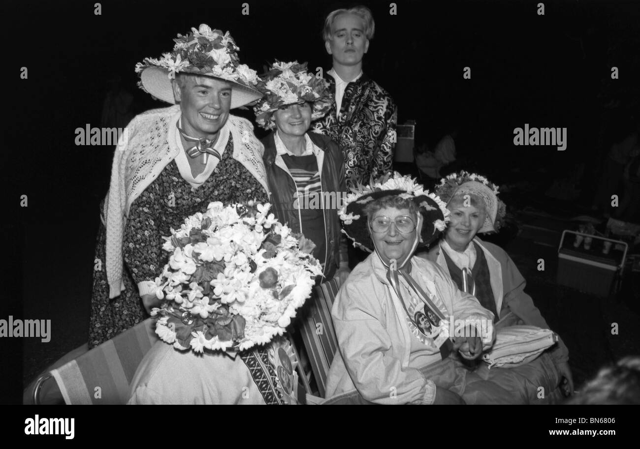 Londra alla vigilia delle nozze reali tra il Principe Andrea e Sarah Ferguson, Luglio 1986 Foto Stock