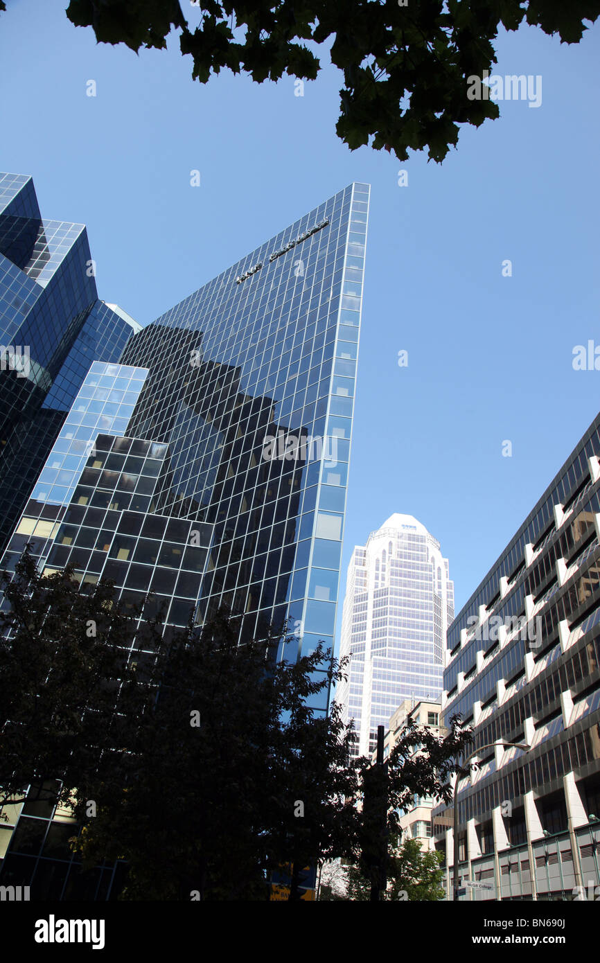 I grattacieli di Downtown, Montreal Foto Stock