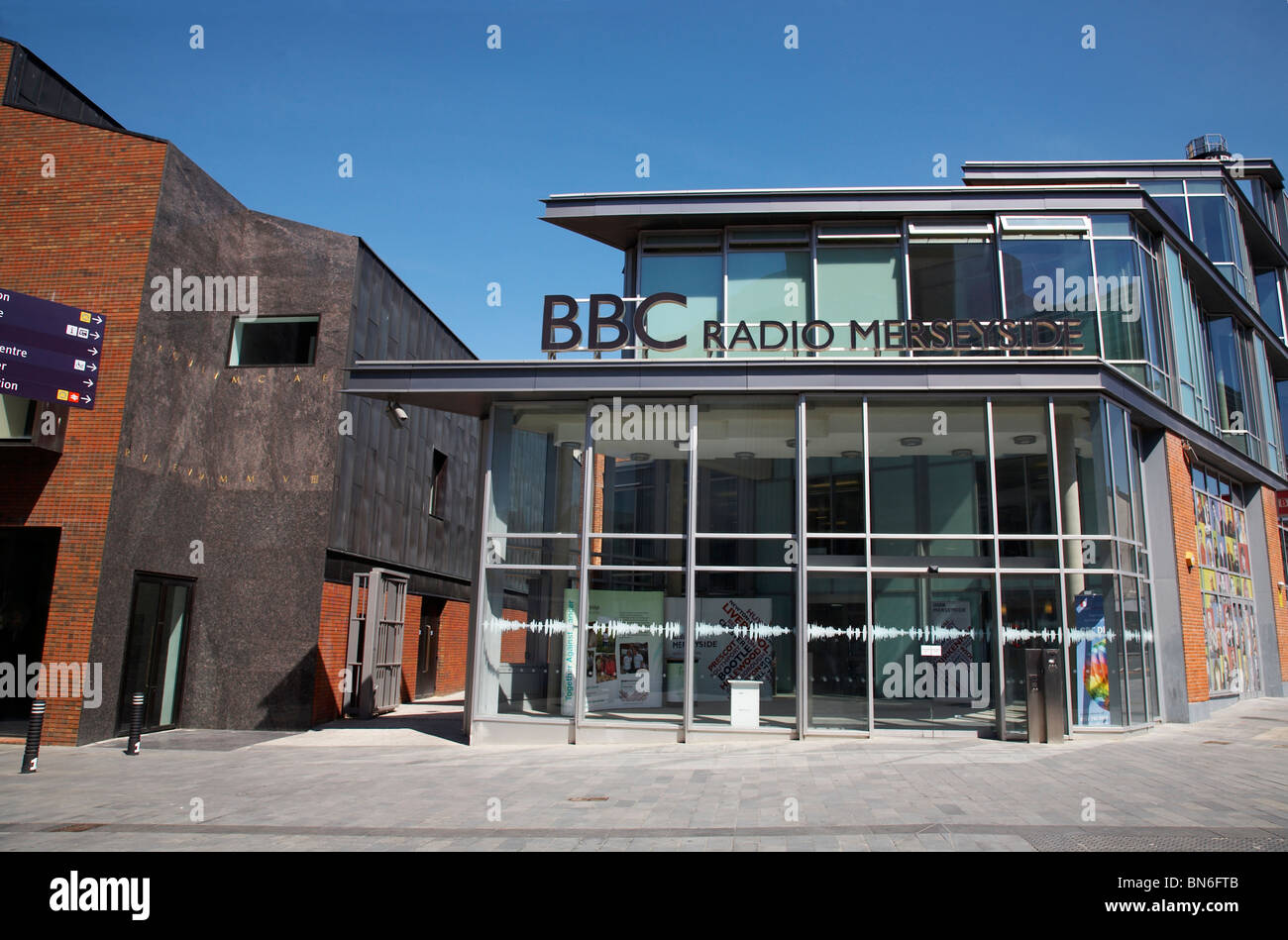BBC Radio Merseyside a Liverpool Regno Unito Foto Stock