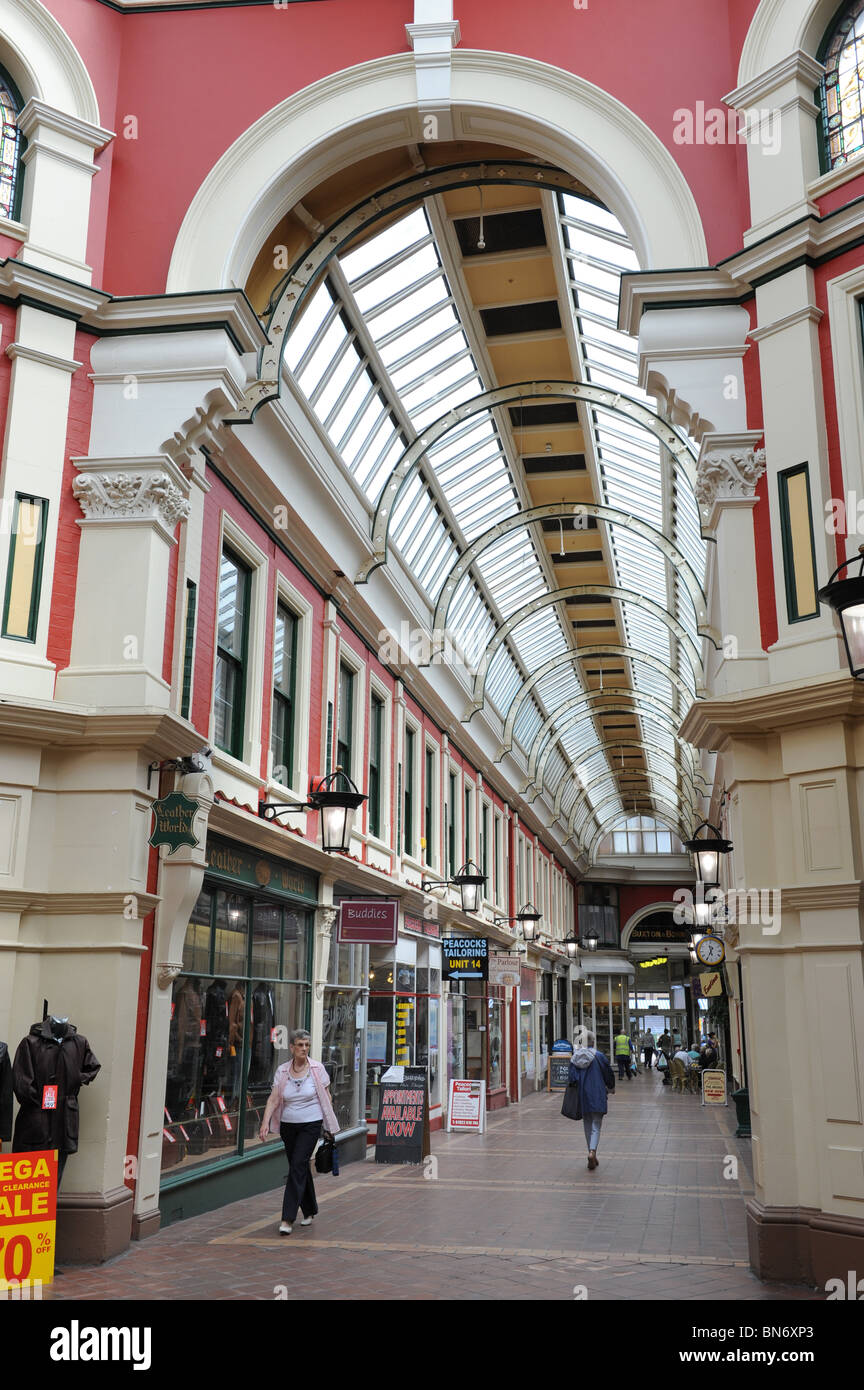 Walsall Victorian Shopping Arcade West Midlands England Regno Unito Foto Stock