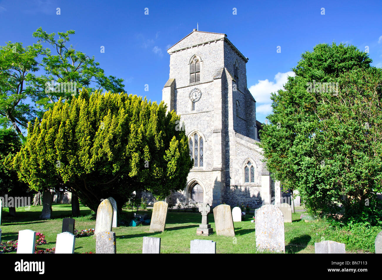 Chiesa Parrocchiale di Sant Andrea, Chinnor, Oxfordshire, England, Regno Unito Foto Stock