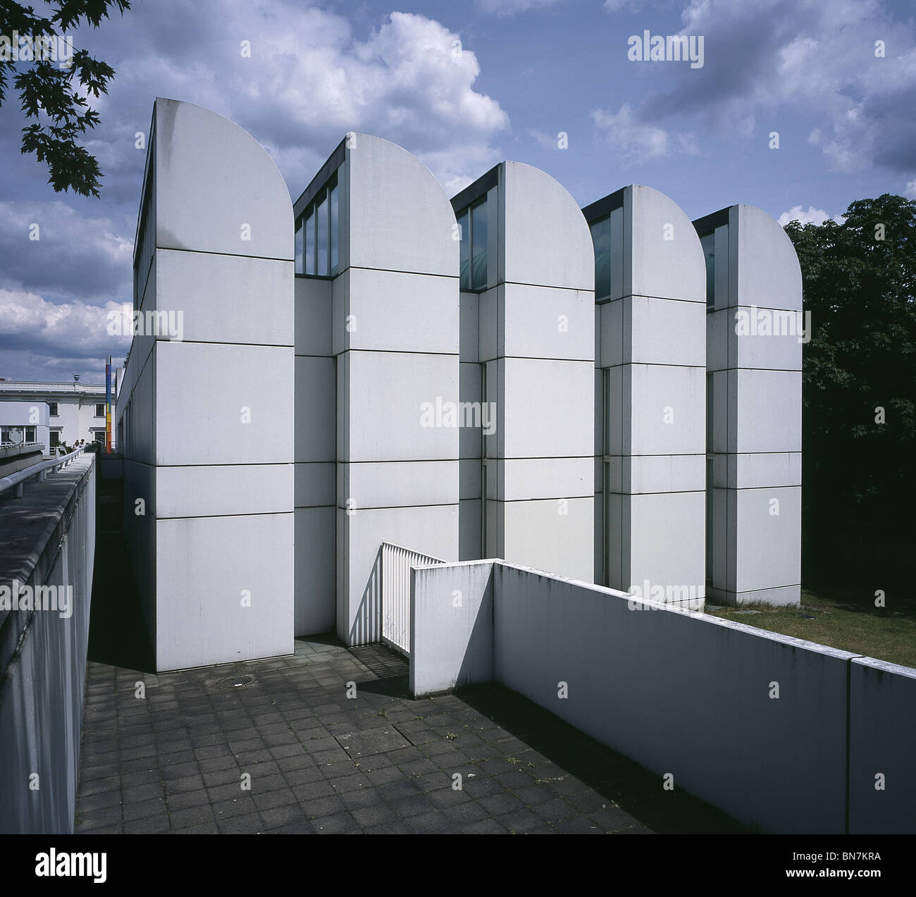 Bauhaus-Archiv Berlino Germania. Il Bauhaus Archive (Museum fur Gestaltung) costruito 1979 ai piani da Walter Gropius Foto Stock