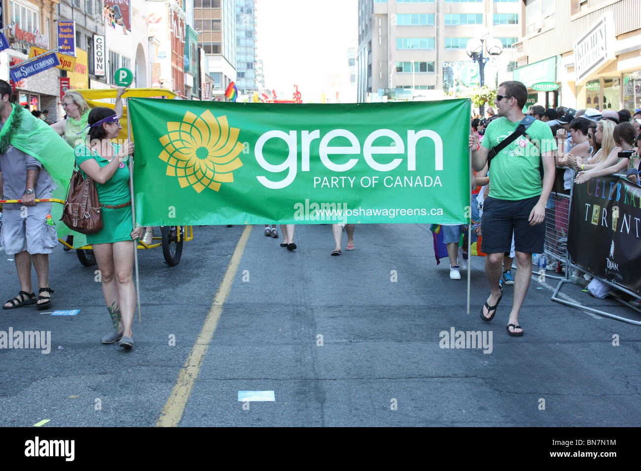 Canada partito politico partito verde Foto Stock