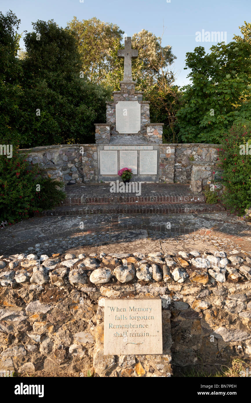 Memoriale di guerra a Bosham Foto Stock