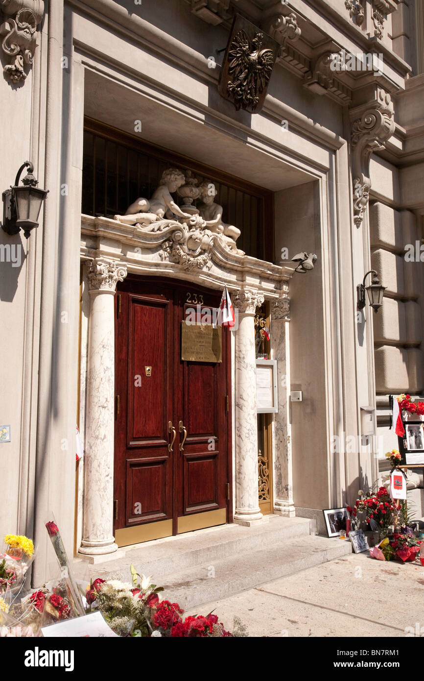 Consolato Generale di Polonia, NYC Foto Stock