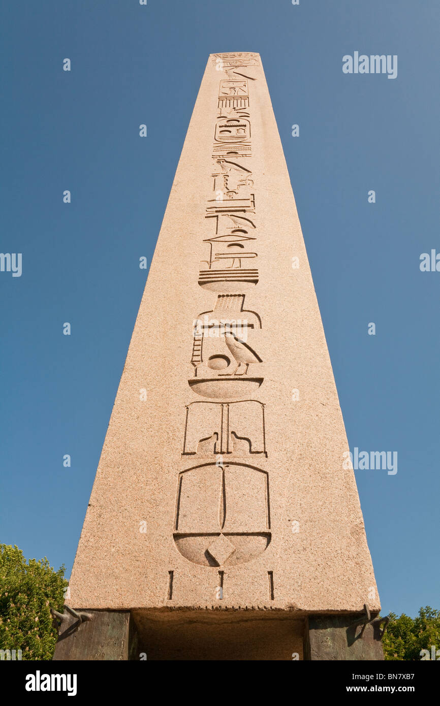 L'obelisco egiziano nell'Ippodromo, Istanbul, Turchia Foto Stock