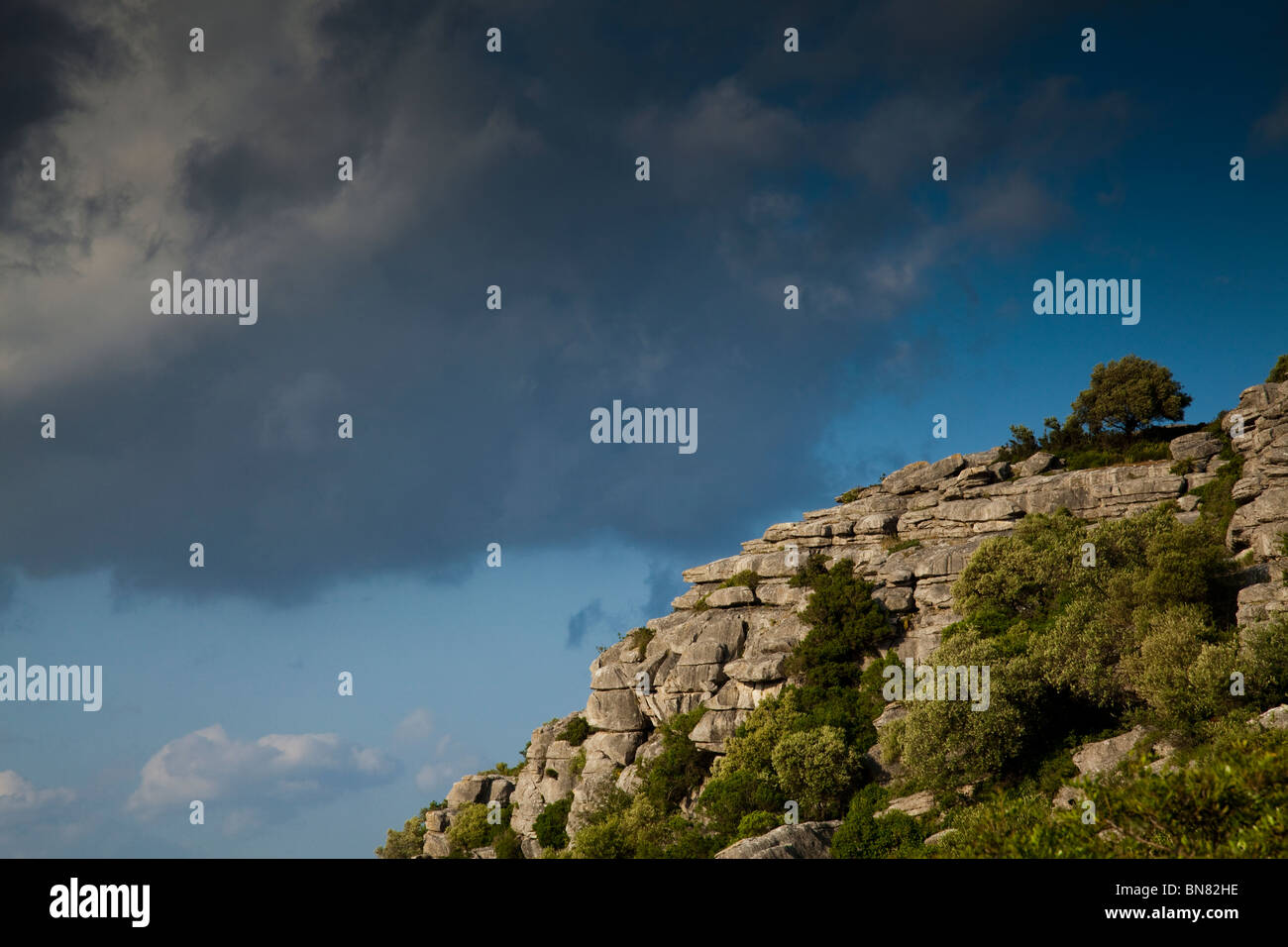 Costone roccioso Foto Stock