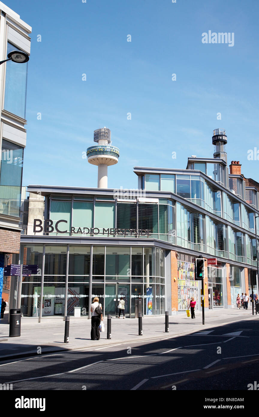 BBC Radio Merseyside a Liverpool Regno Unito Foto Stock