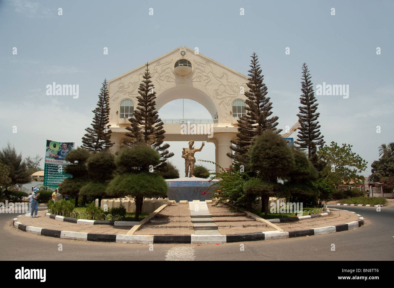 Africa, Gambia. La città capitale di Banjul. 22 Arch Foto Stock