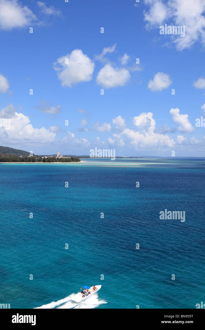Seascape, Saipan, Isole Marianne del Nord Foto Stock