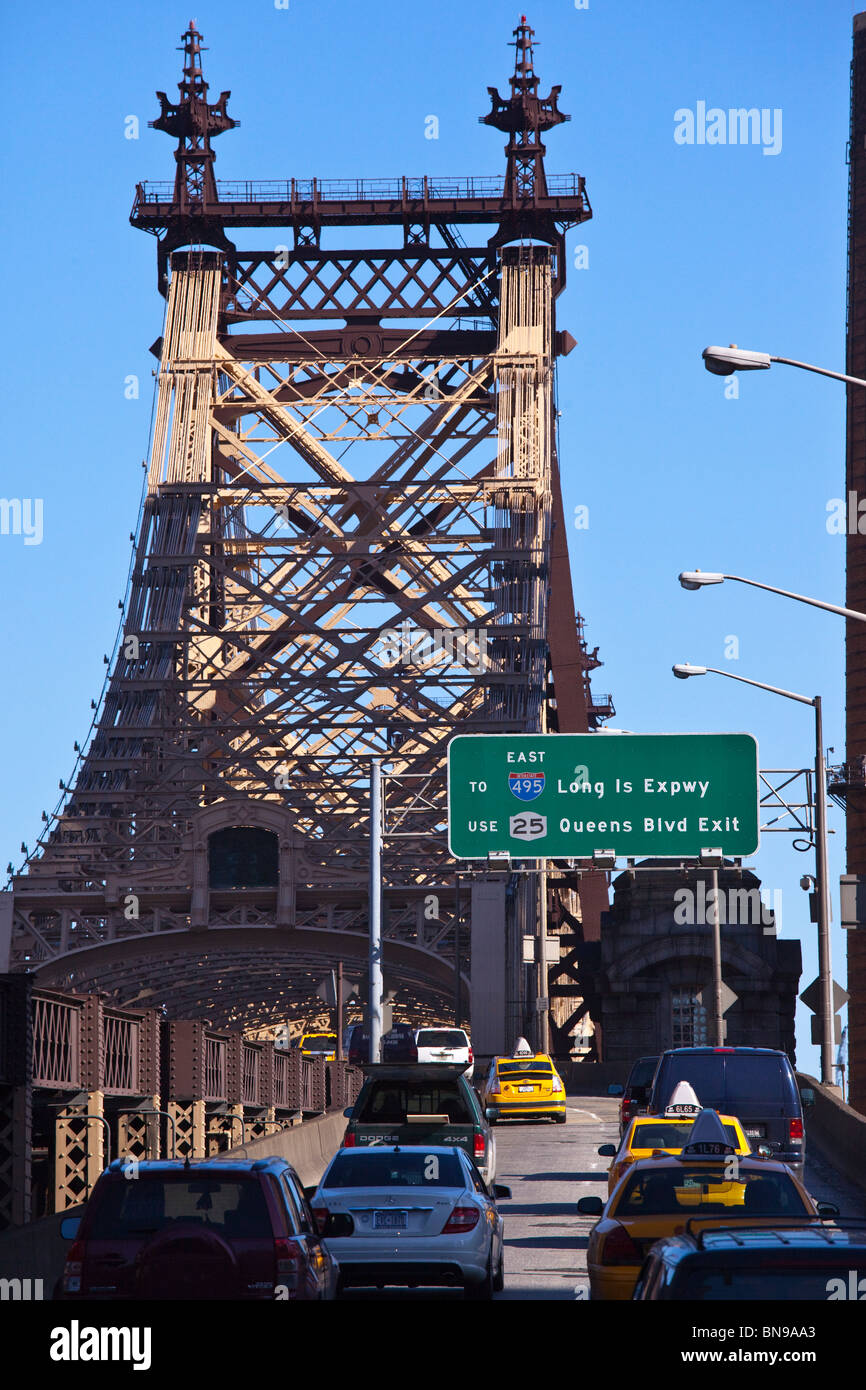 Triborough o Robert F Kennedy bridge in New York City Foto Stock