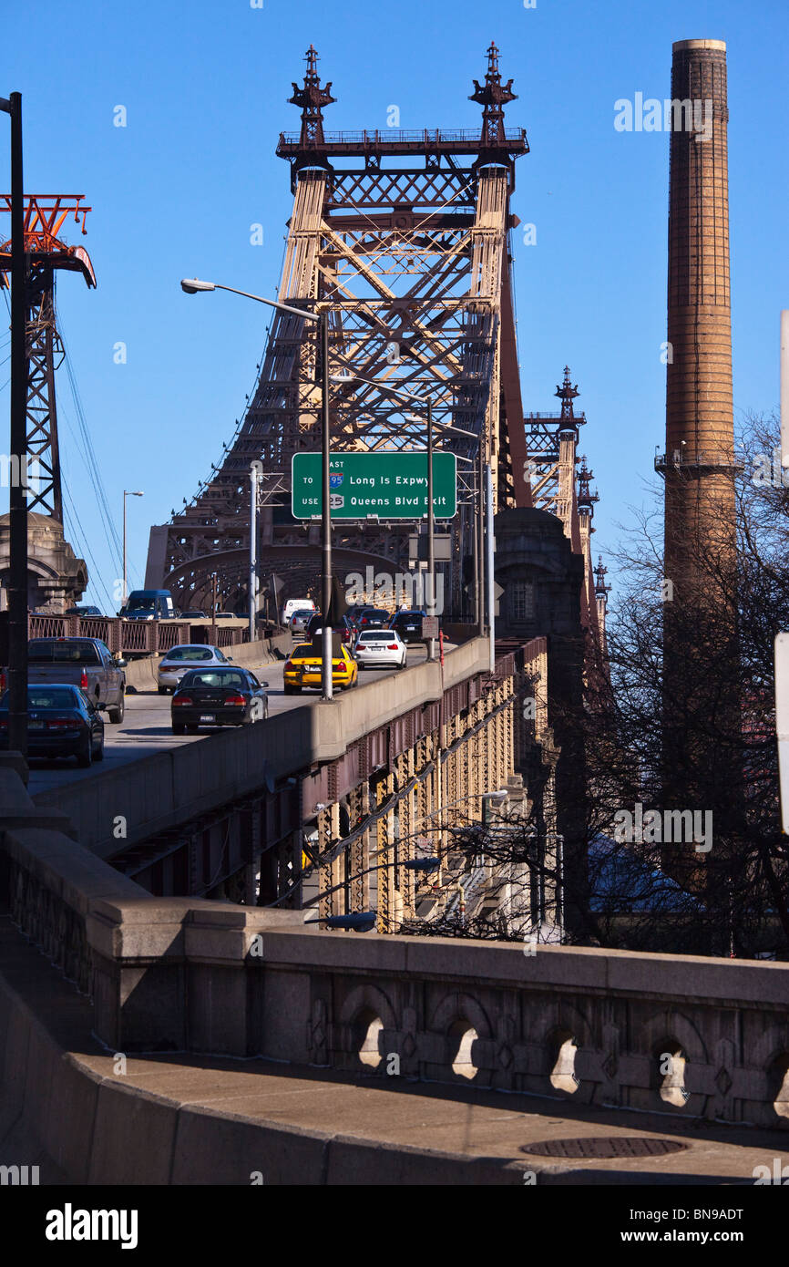 Triborough o Robert F Kennedy bridge in New York City Foto Stock