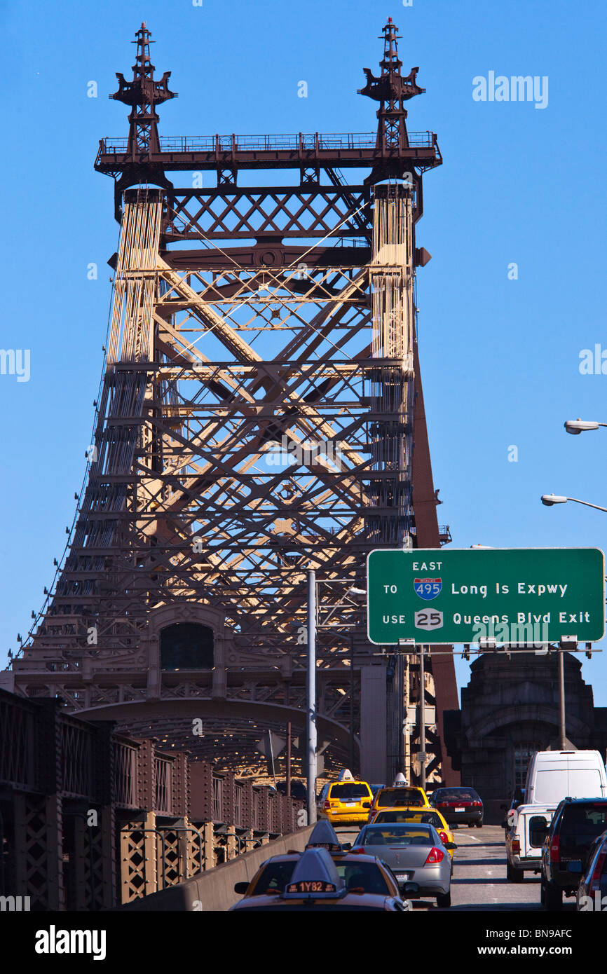 Triborough o Robert F Kennedy bridge in New York City Foto Stock