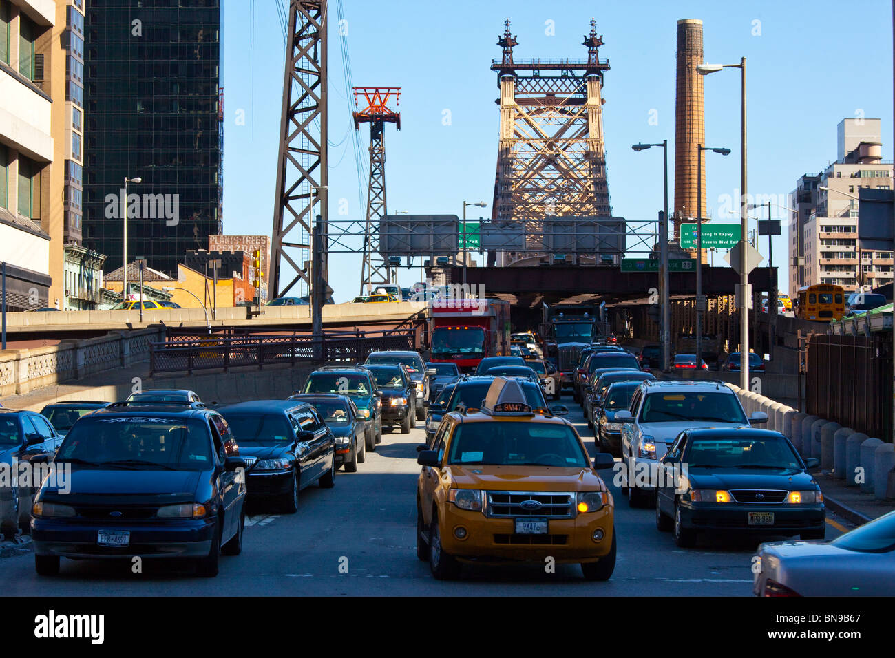 Triborough o Robert F Kennedy bridge in New York City Foto Stock