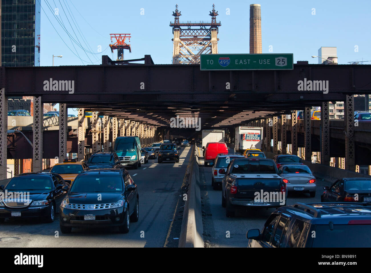 Triborough o Robert F Kennedy bridge in New York City Foto Stock