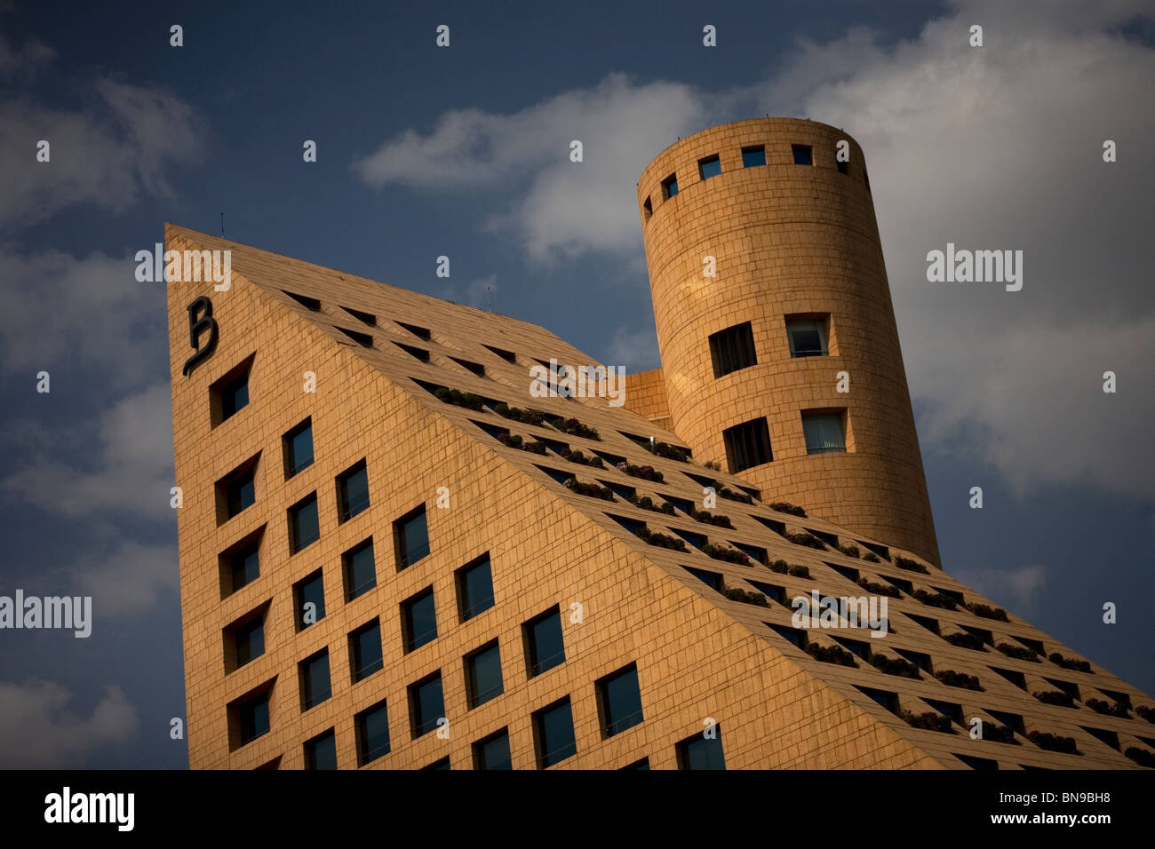 Edificio nel quartiere di Polanco, Città del Messico, 26 novembre 2009. Foto Stock