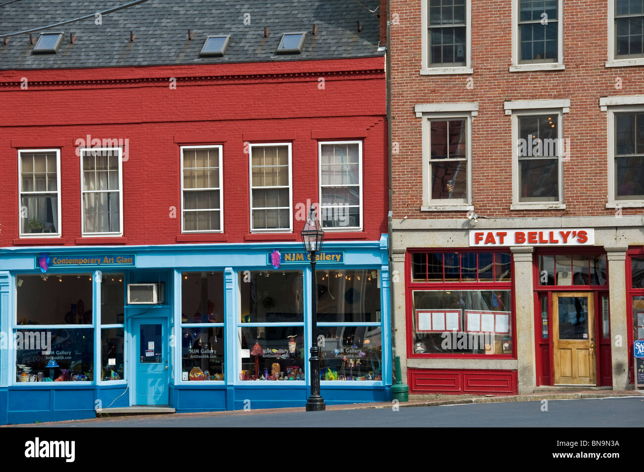 Città di Portsmouth nel New Hampshire, Stati Uniti Foto Stock