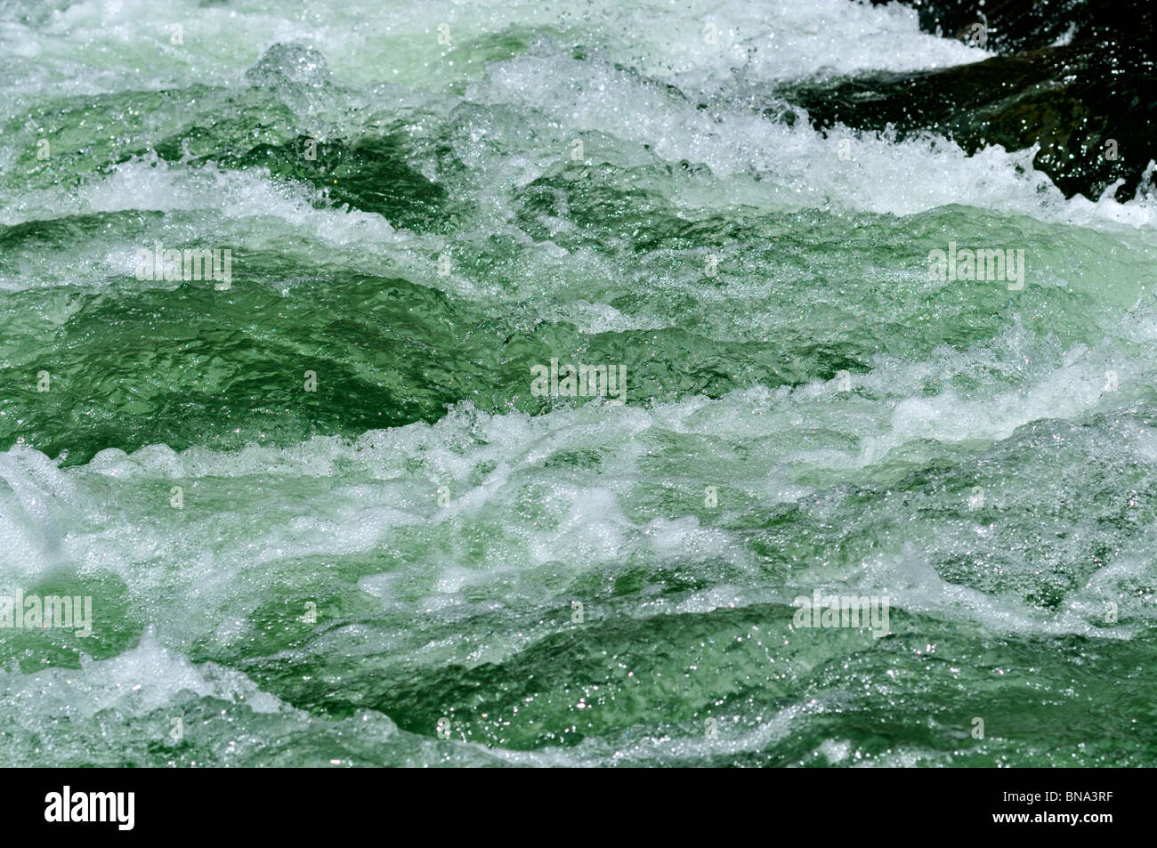 Spagna Navarra: il potere di acqua al Foz de Lumbier Foto Stock