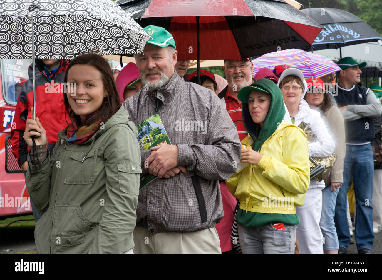 JP McManus Pro-Am golf tournament, Adare Irlanda 6 Luglio 2010 Foto Stock