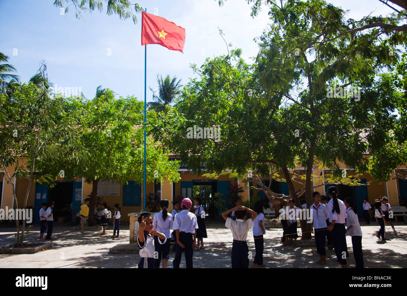 Il Vietnam scolari Foto Stock