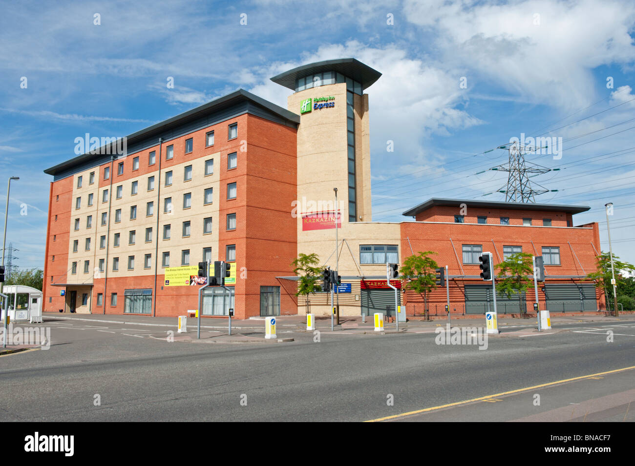 Holiday Inn Express Hotel a Walkers Stadium di Leicester City Foto Stock