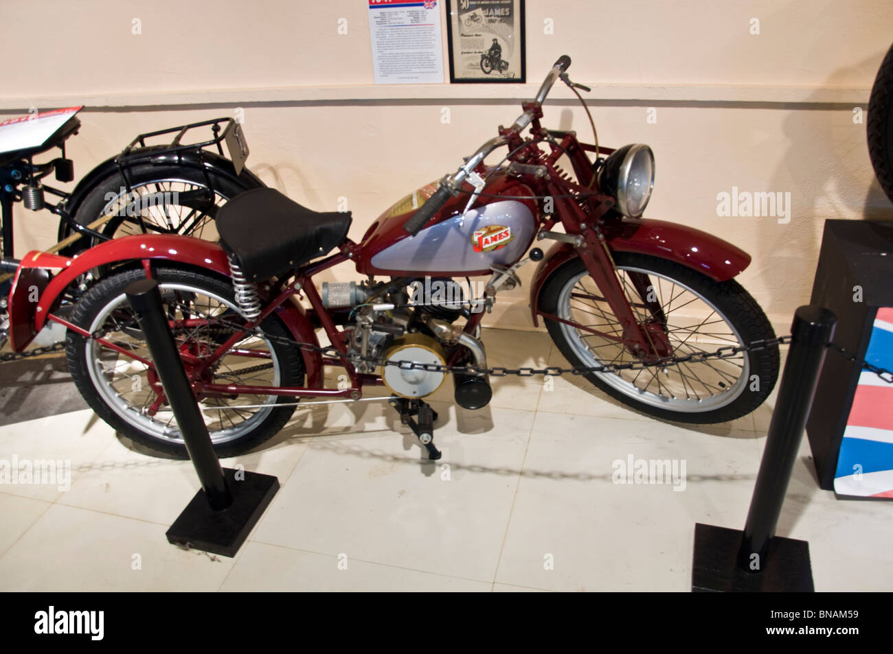 Motocicletta vintage Foto Stock