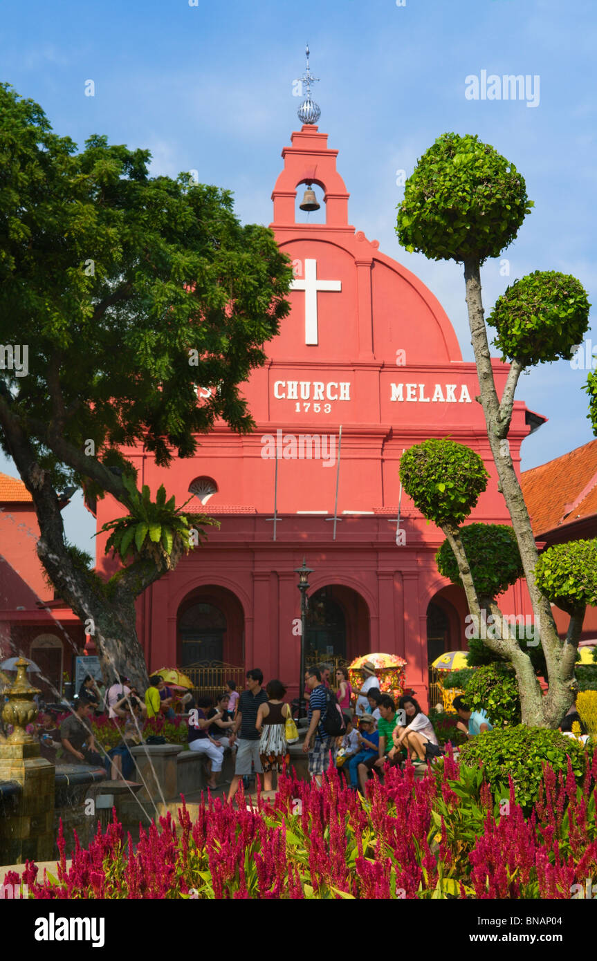 La Chiesa di Cristo Town Square Malacca Melaka Malaysia Foto Stock