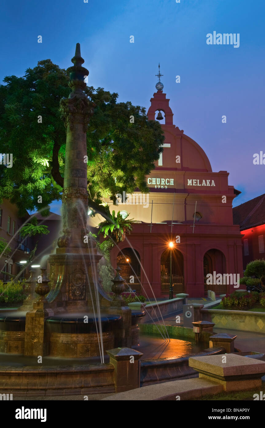 La Chiesa di Cristo Town Square Malacca Melaka Malaysia Foto Stock